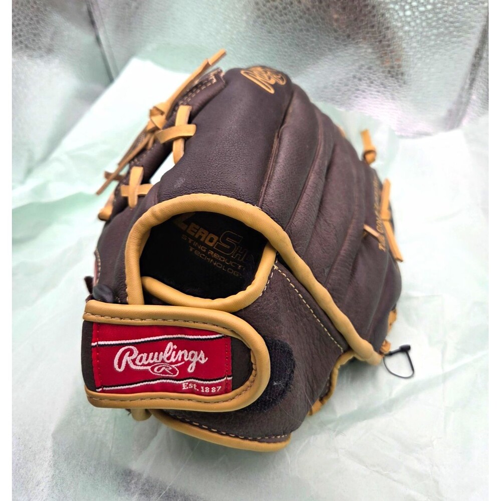 Rawlings H105IBR 10.5" Youth Baseball Glove RHT Brown/Tan Zero Shock Leather